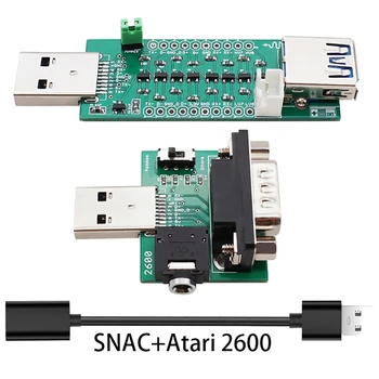 USB 3.0 SNAC מתאם+אטארי 2600 עבור מר בקר משחק Conveter אביזר De10nano אדוני FPGA אדוני IO לוח