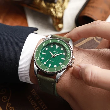 אופנה מזדמנת גברים רצועת עור קוורץ שעונים Relogio Masculino relojes פארא הגברים en çok satılan ürünler 2023 ساعة يد رجال