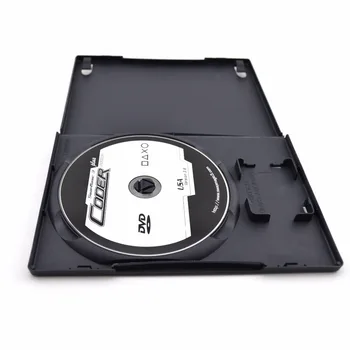 תקליטור DVD דיסק קייס פלסטיק קיבולת דיסק CD תיבת אחסון PS2